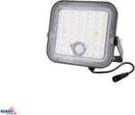 Solárny LED reflektor Bemko SOLPAR C83-SOP-010BL-CCT-PIR – 10 W, 1500 lm, PIR, čierny – Obrázok 3