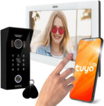 Súprava videovrátnika Eura VDP-99C5 – biely 10" monitor s Wi-Fi, RFID, Tuya
