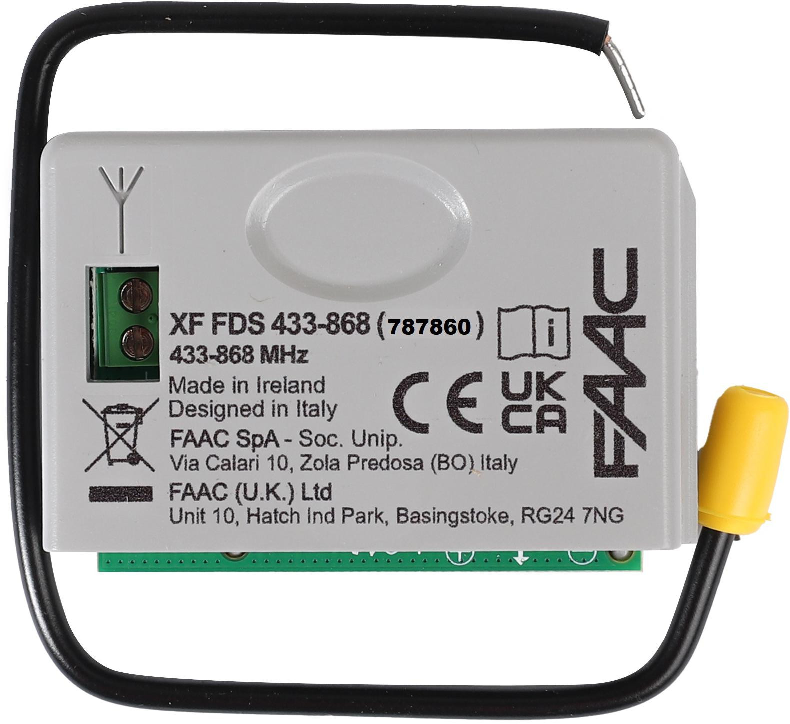 d06f6df3e4ceda787d979b91cb425749_original.jpg Rádiový modul FAAC XF LC FDS (787860) – 433/868 MHz, AES-128 – Obrázok 1
