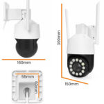 4G/Wi-Fi IP kamera Orllo TZ11 – 8 MPx (4K), otočná, 4G LTE, IP65 – Obrázok 3