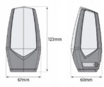 Výstražná lampa Motorline MP105 (001PLM10918011) – LED, 12–230 V, biela, s držiakom – Obrázok 2
