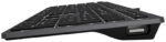 Klávesnica A4tech FStyler FX60H – USB, biele podsvietenie, nožnicové klávesy, sivá – Obrázok 2