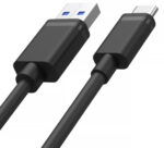 Kábel Unitek Y-C481BK – USB-A na USB-C, 50 cm – Obrázok 2