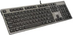 Klávesnica A4tech KV-300H – USB, nožnicové klávesy, 2× USB hub, sivá – Obrázok 3