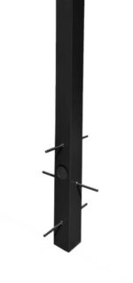 Stĺp na kamery Camsafe CS-DKBT3 – štvorcový 100 × 100 mm, 3 m, na zabetónovanie – Obrázok 2