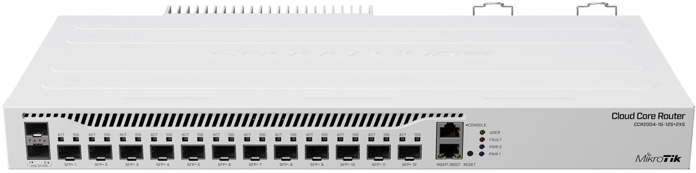 e3dc60e8f9886c15142fed27e650c4cd_original.jpg Router MikroTik CCR2004-1G-12S+2XS – 12× SFP+, 2× SFP28, 1× GbE – Obrázok 1