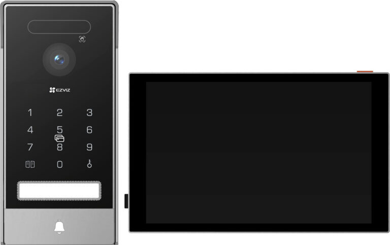Zostava videovrátnika Ezviz CS-HP7 Pro – 4K, 8" dotykový monitor, Wi-Fi 6