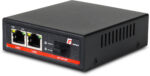 Media konvertor Getfort GF-102-2PG-S-65 – 1× SFP, 2× GbE PoE, 60 W – Obrázok 3