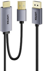 Kábel Unitek V1714AGY01 – HDMI na DisplayPort, 4K @ 60 Hz, HDR, 1,8 m – Obrázok 2