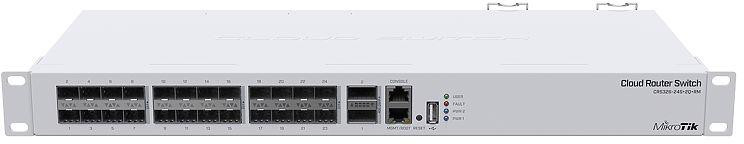 fd5782894d7cd4c3fa2090aa131f4228_original.jpg Switch MikroTik CRS326-24S+2Q+RM – 24× SFP+, 2× QSFP+, 2 zdroje – Obrázok 1